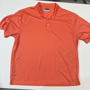 PGA Tour Men's Orange Polo Shirt